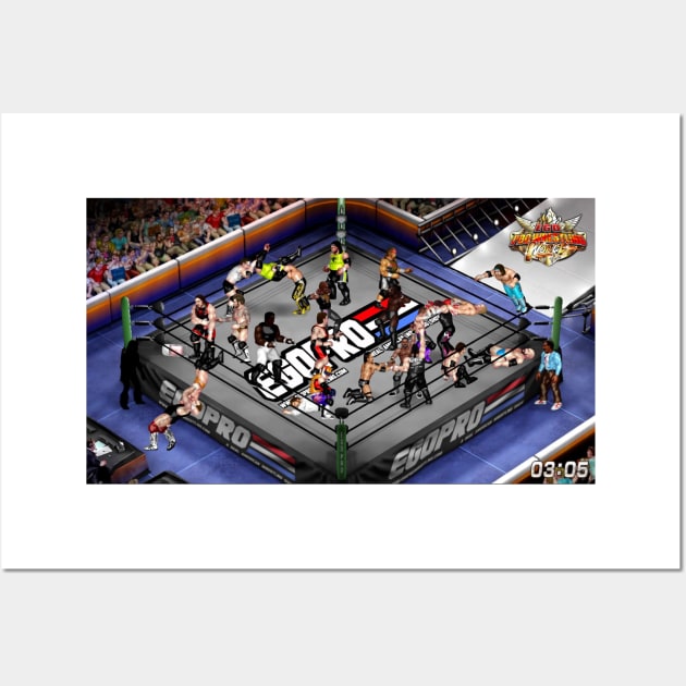 EGO Pro Rumble Royale (w/ Cheese) Wall Art by egoprowrestling